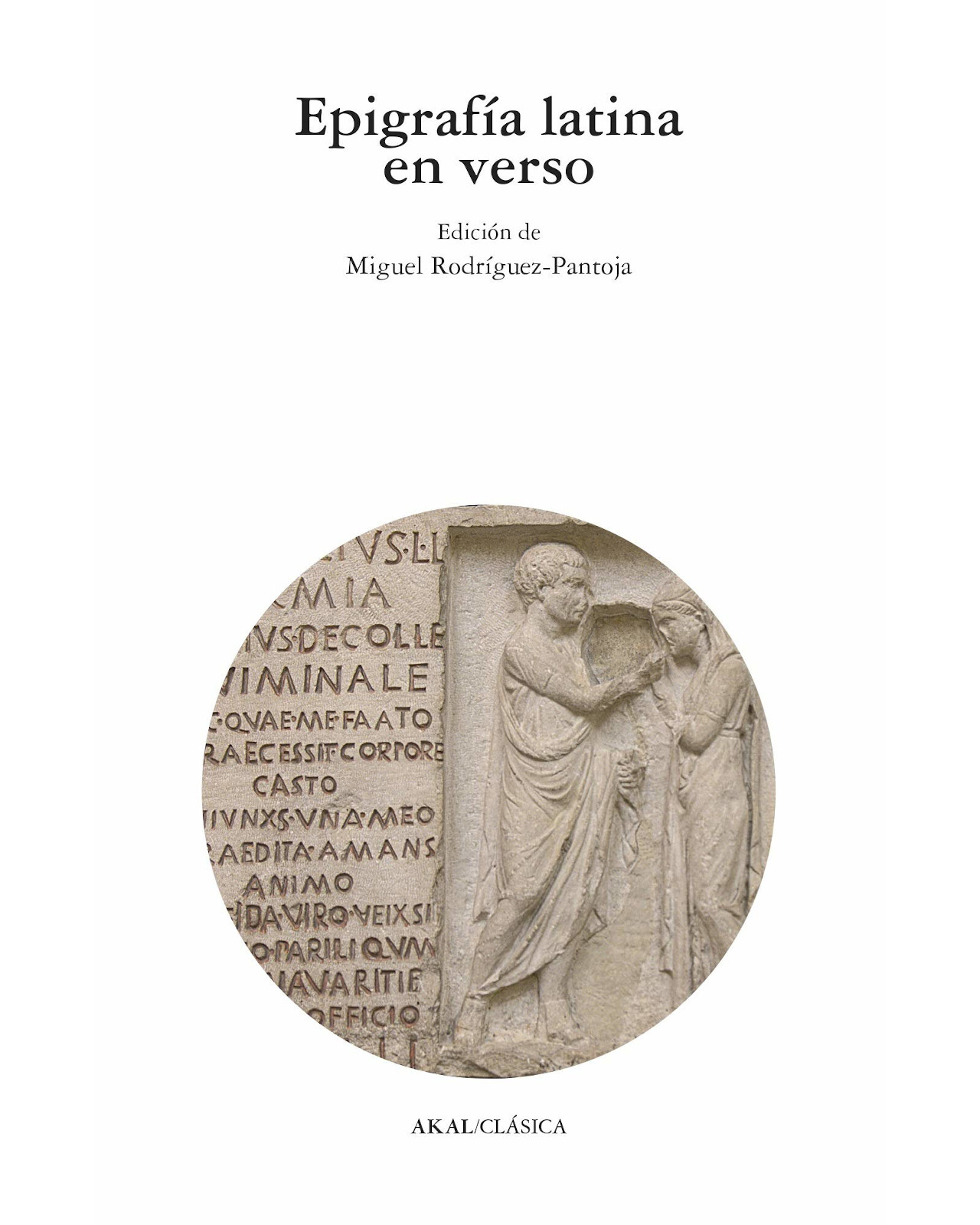 Libro ''epigrafia Latina En Verso''