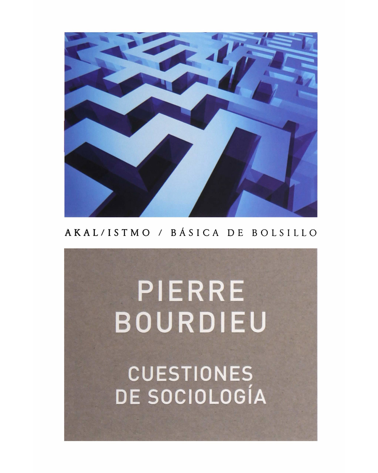 Libro ''cuestiones De Sociologia''