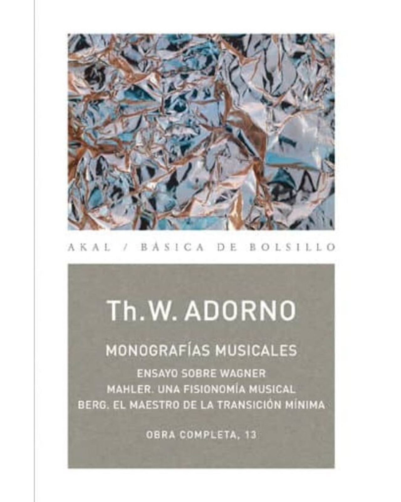 Foto 2 pulgar | Libro ''o.c. Adorno 13 Monografias Musicales''