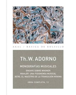 Foto 1 | Libro ''o.c. Adorno 13 Monografias Musicales''