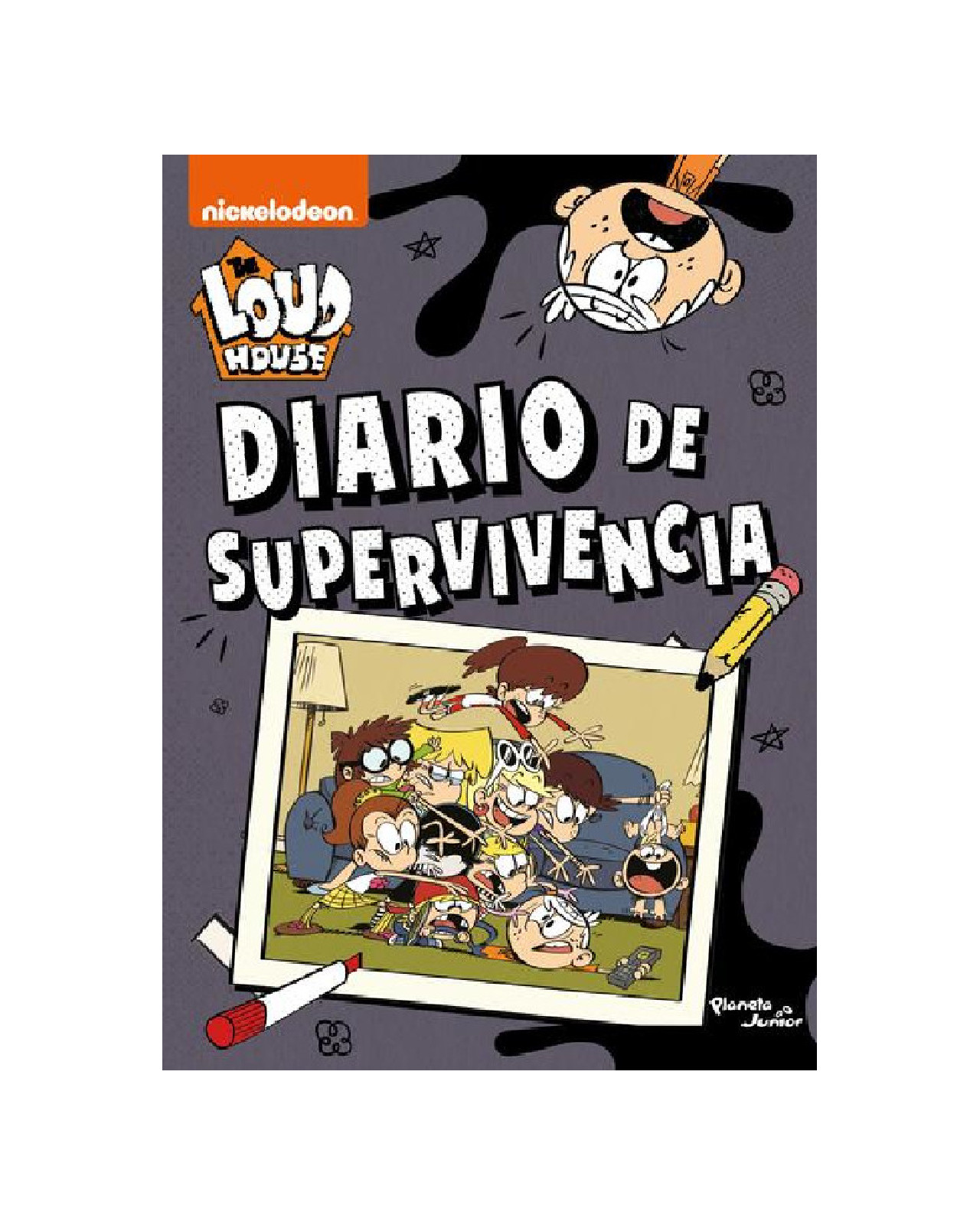 Foto 1 | Libro ''the Loud House. Diario De Supervivencia''