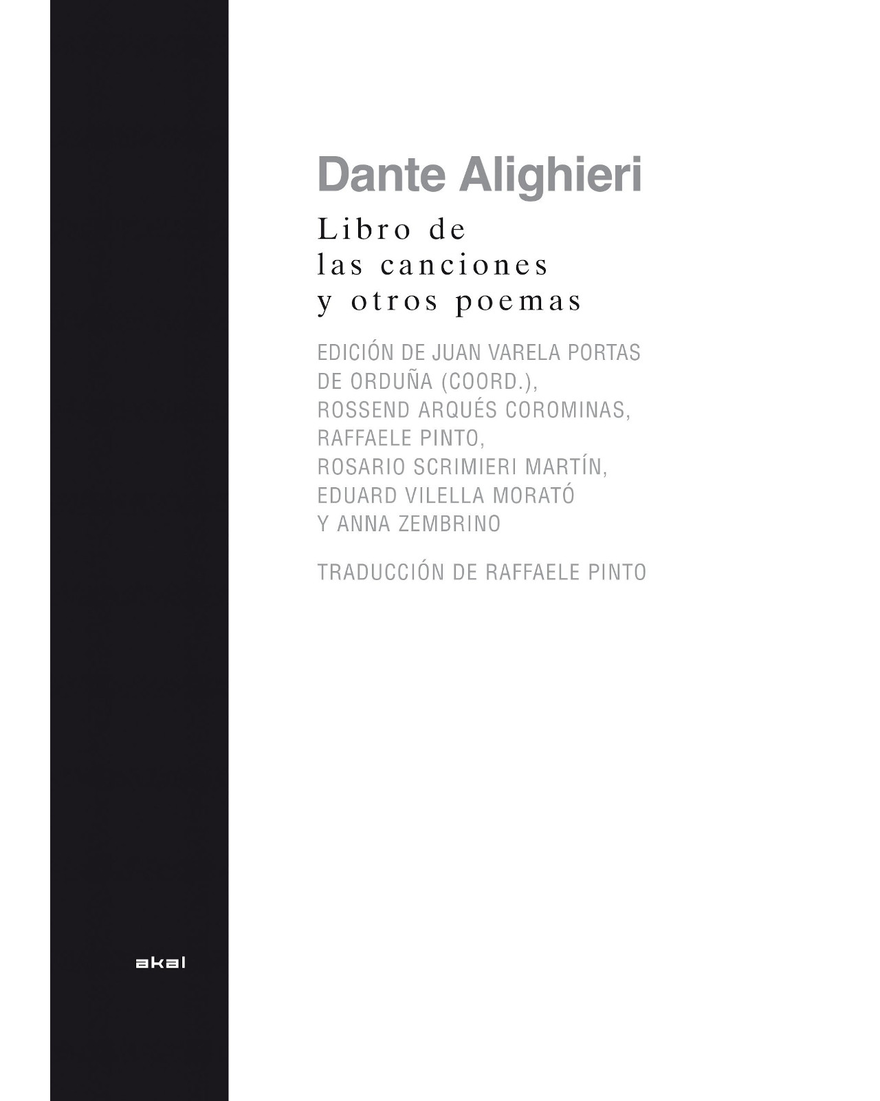 Foto 2 pulgar | ''libro De Las Canciones (dante)''