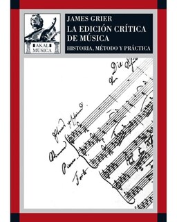 Foto 1 | Libro ''edicion Critica De La Musica: Historia, Metodo Y Practica''