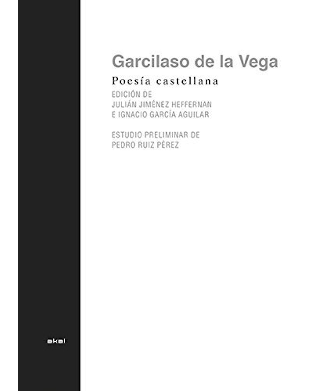 Libro ''poesia Castellana''
