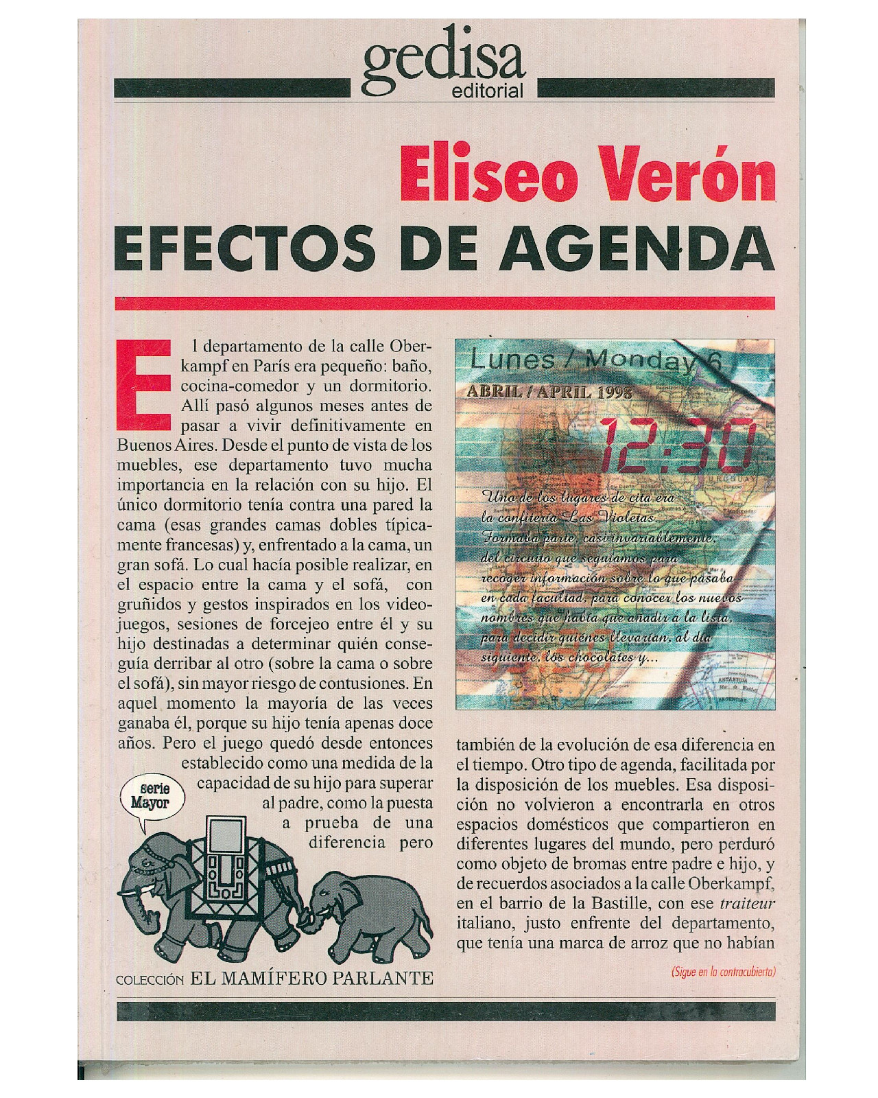 Foto 2 pulgar | Libro '' Efectos De Agenda''