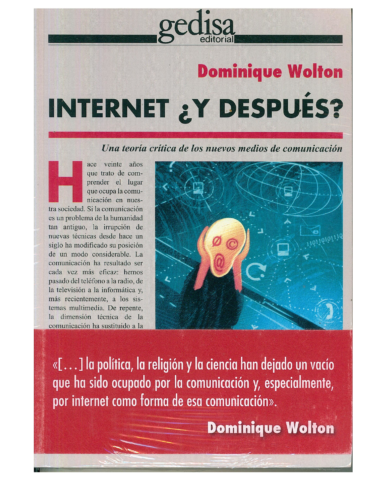 Foto 2 pulgar | Libro '' Internet ¿y Después?''
