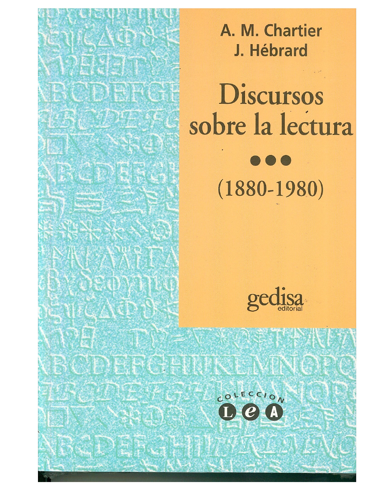 Libro '' Discurso Sobre La Lectura''