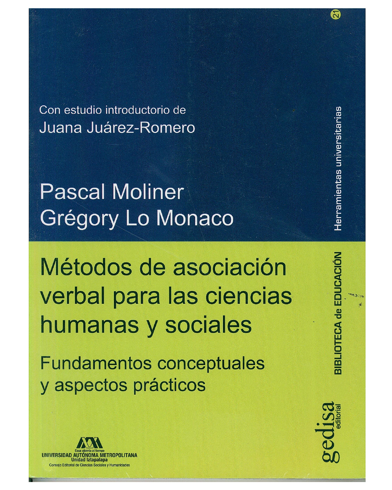 Foto 2 pulgar | Libro '' Metodos De Asociacion Verbal Para Las Ciencias Humanas Y Sociales''