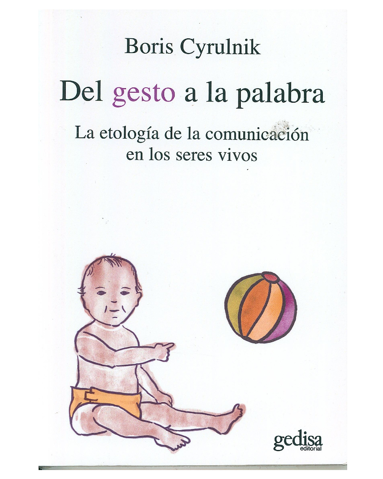 Foto 2 pulgar | Libro '' Del Gesto A La Palabra''