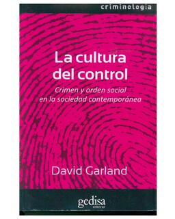 Foto 1 | Libro '' Cultura Del Control''
