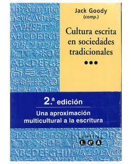 Foto 1 | Libro '' Cultura Escrita En Sociedades Tradicionales''