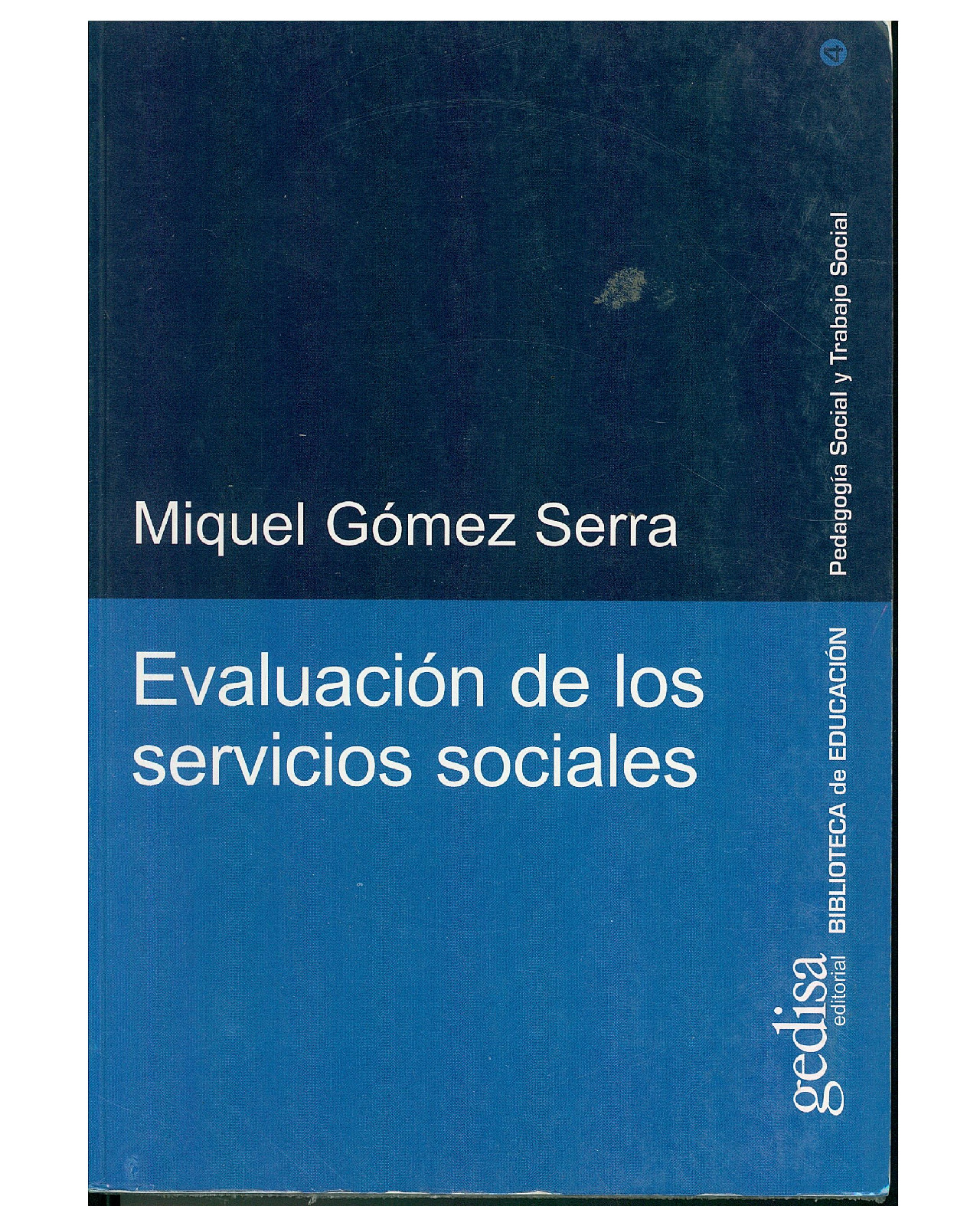 Foto 2 pulgar | Libro '' Evaluación De Los Servicios Sociales''