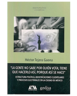 Foto 1 | Libro '' La Gente No Sabe Por Quien Vota, Tiene Que Hacerlo Asi, Por Que Asi Se Hace.''