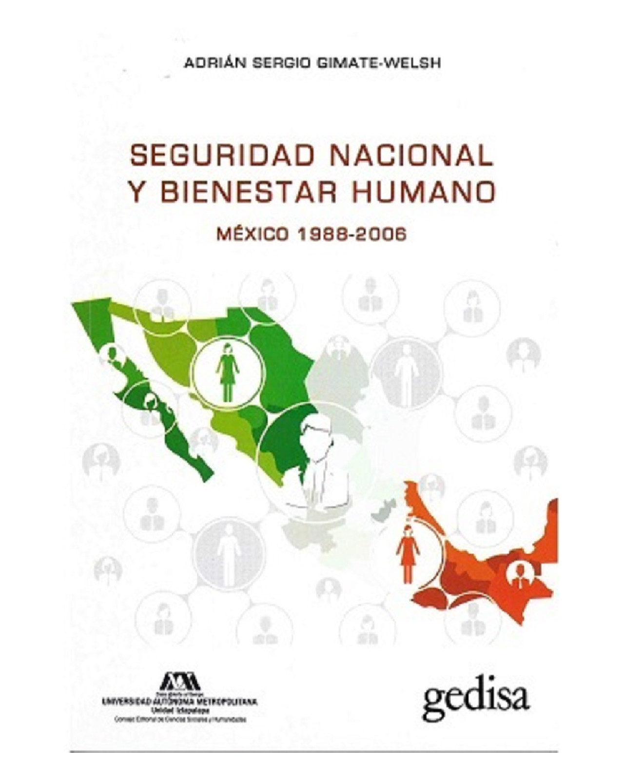 Foto 1 | Libro '' Seguridad Nacional Y Bienestar Humano México 1988-2006''