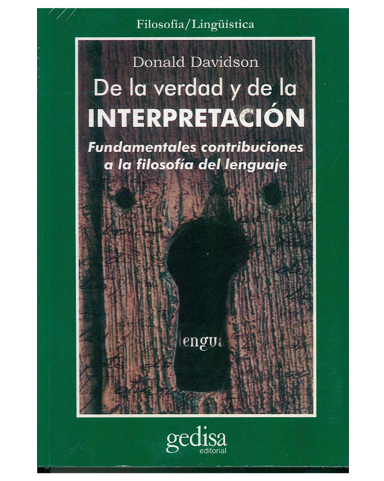 Foto 2 pulgar | Libro '' De La Verdad Y De La Interpretación''