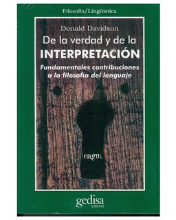 Foto 1 | Libro '' De La Verdad Y De La Interpretación''