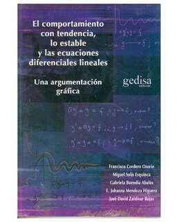 Foto 1 | Libro '' El Comportamiento Con Tendencia, Lo Estable Y Las Ecuaciones Diferenciales Lineales''