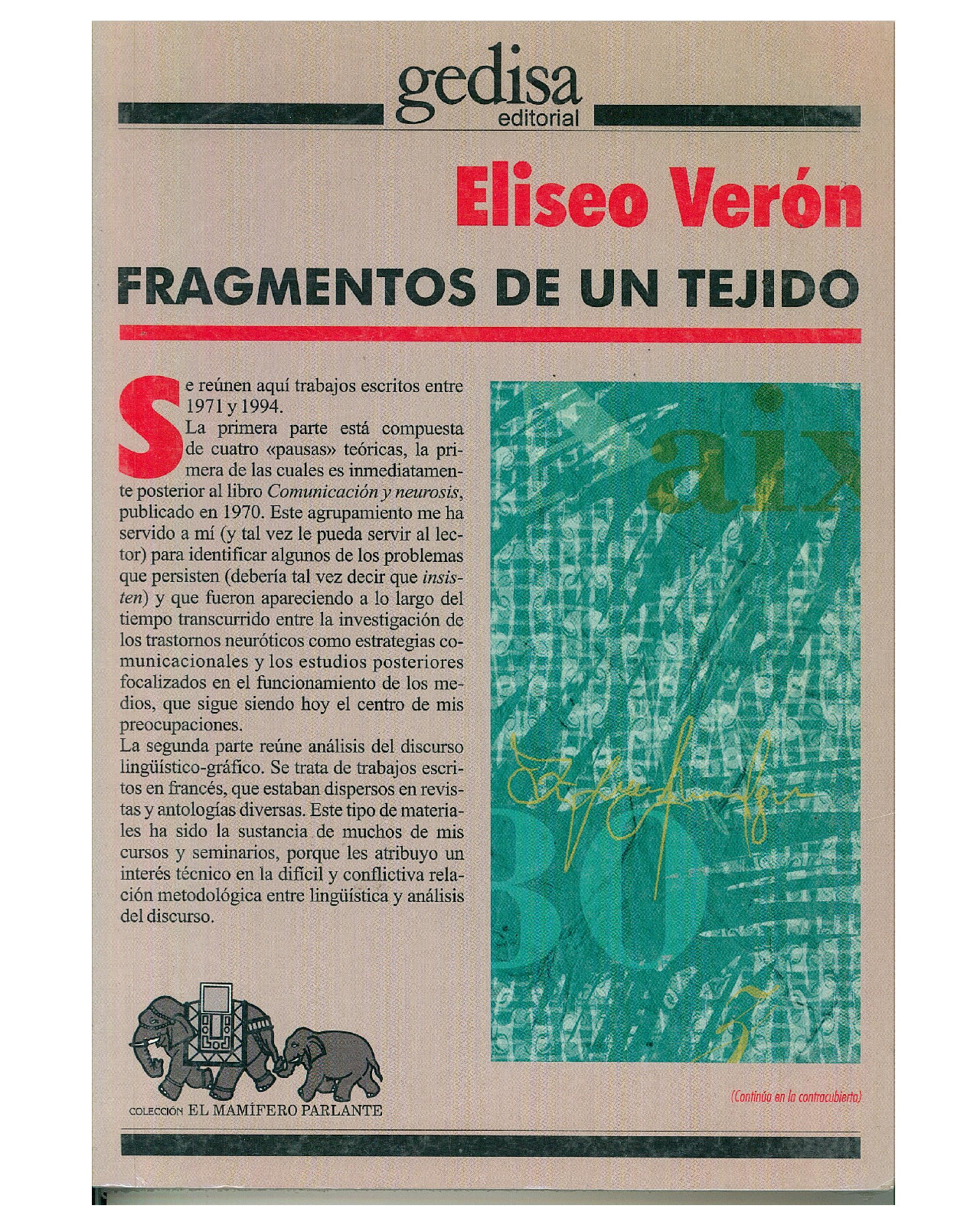 Foto 1 | Libro '' Fragmentos De Un Tejido''