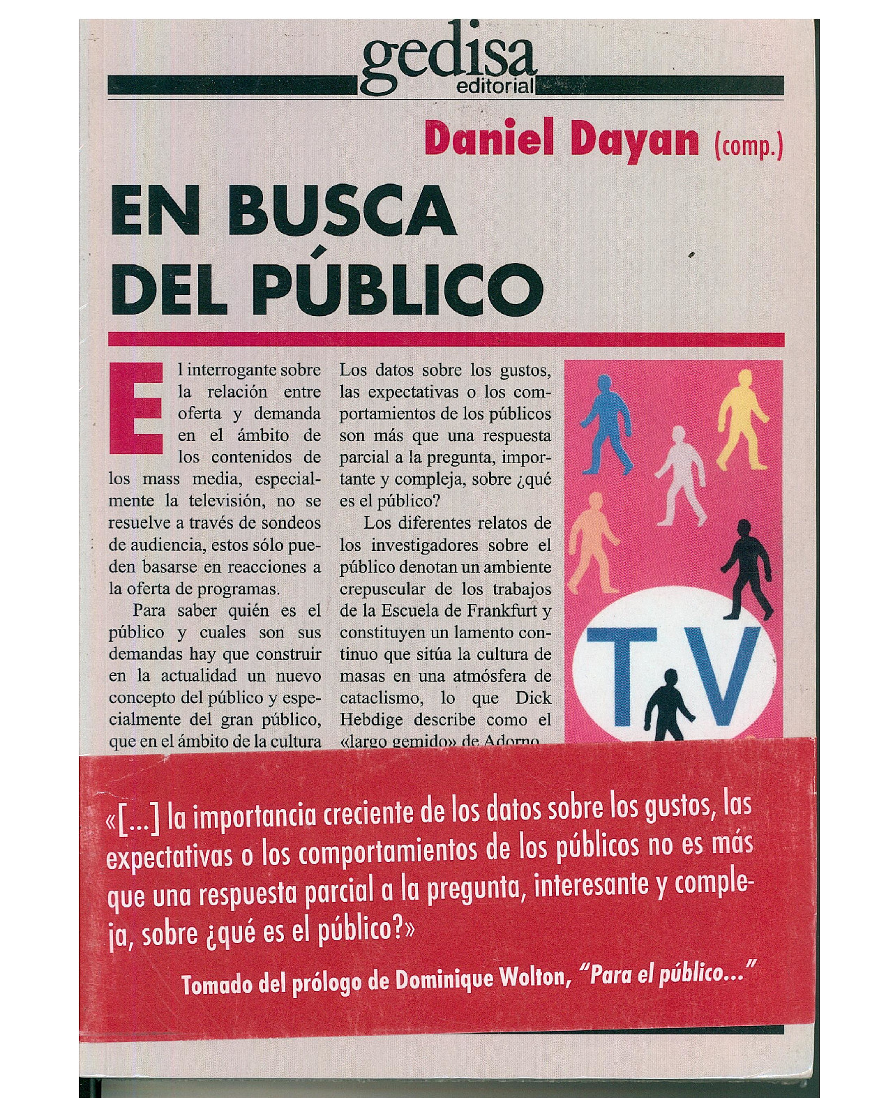 Foto 2 pulgar | Libro '' En Busca Del Gran Público''