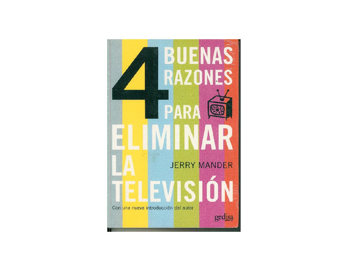Foto 2 pulgar | 4 Buenas Razones Para Eliminar La Television