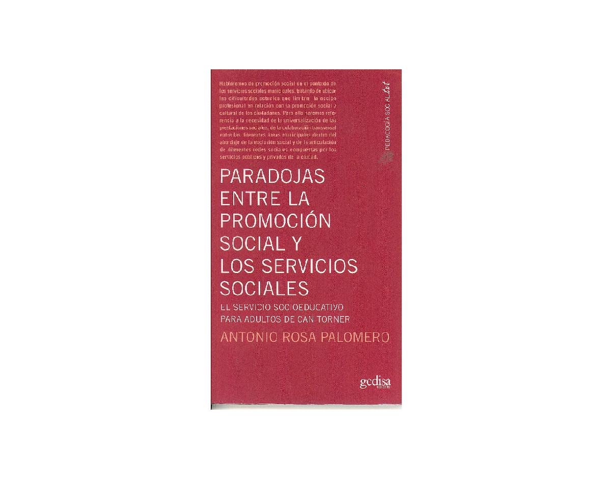 Foto 2 pulgar | Paradojas Entre La Promoción Social Y Los Servicios Sociales