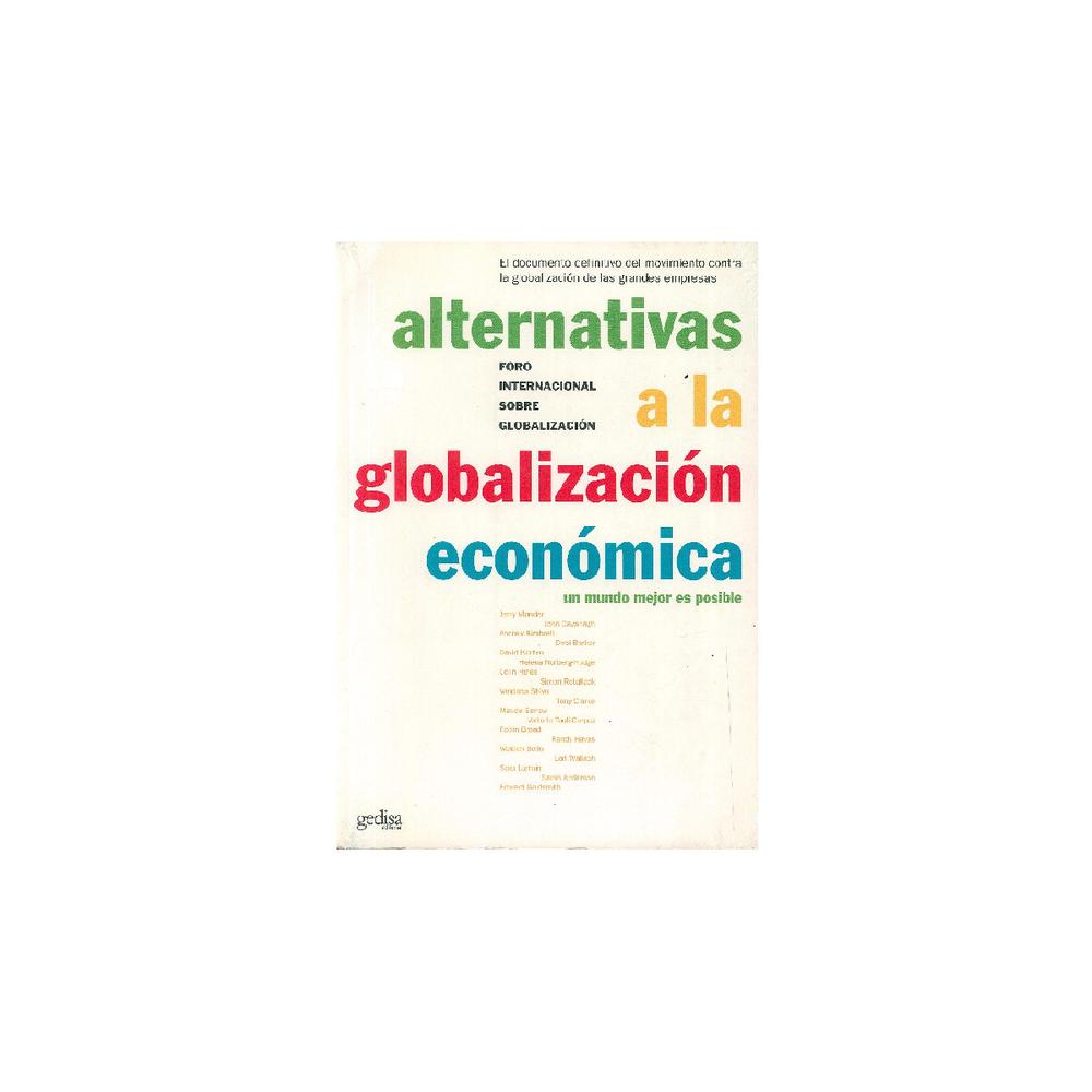 Foto 2 pulgar | Libro Alternativas a la Globalización Económica