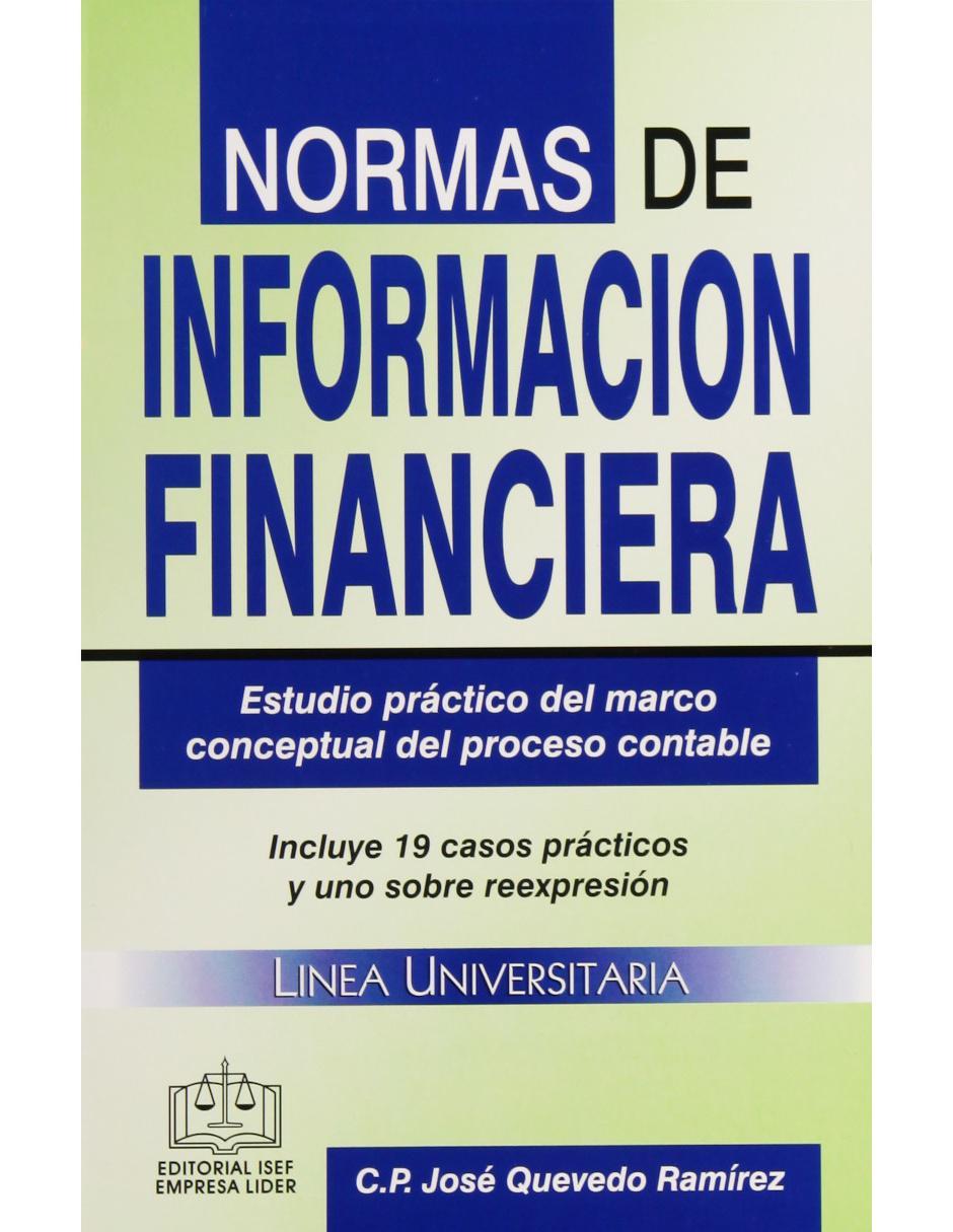 Foto 2 pulgar | Normas De Información Financiera 2020
