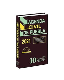 Foto 1 | Libro '' Agenda Civil Del Estado De Puebla 2021''