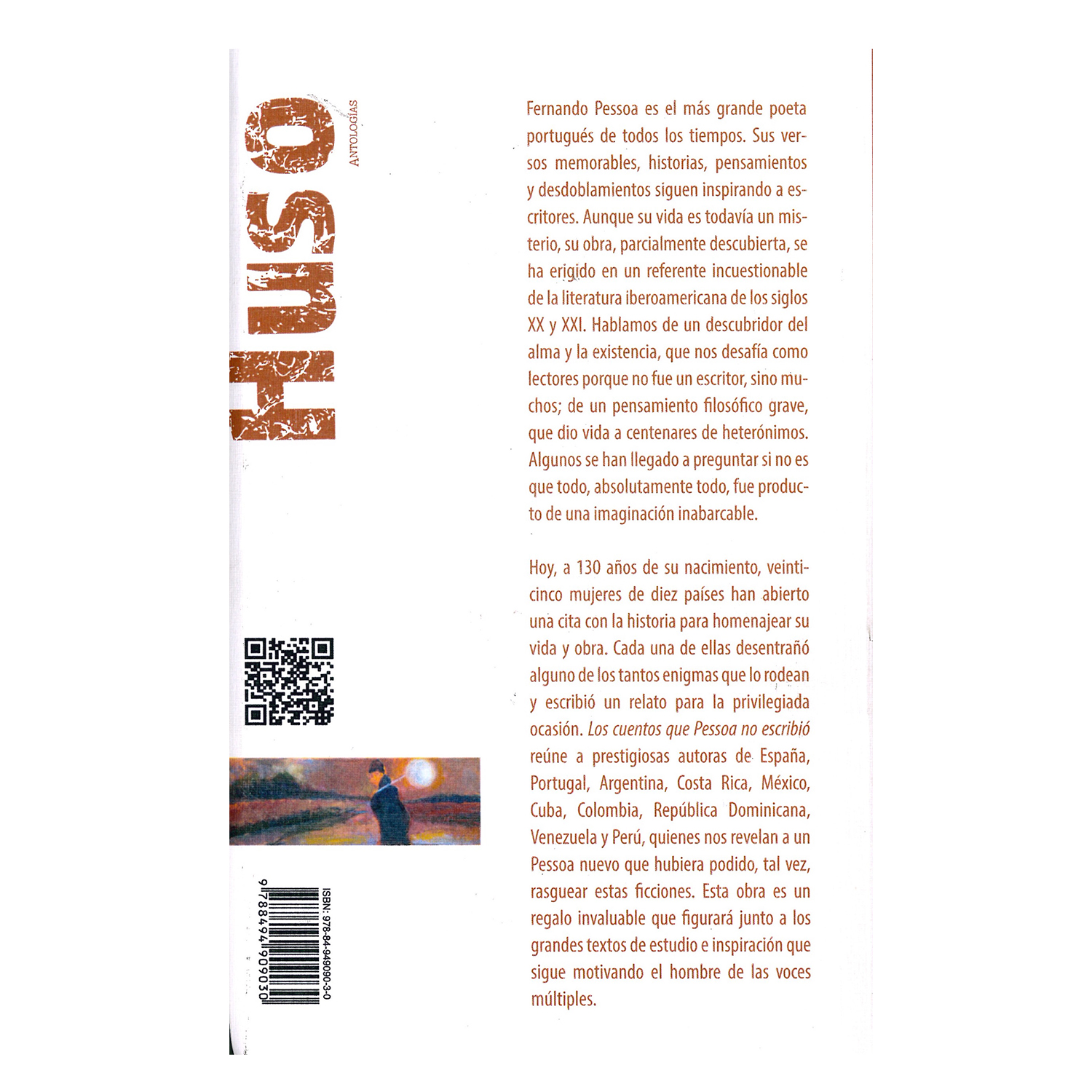 Foto 2 | Los Cuentos Que Pessoa No Escribió Huso Editorial Rústica Naranja