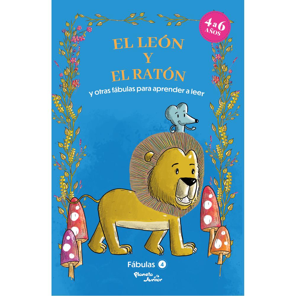 Libro Fábulas 4 El León y El Ratón y Otras Fábulas para Aprender a Leer
