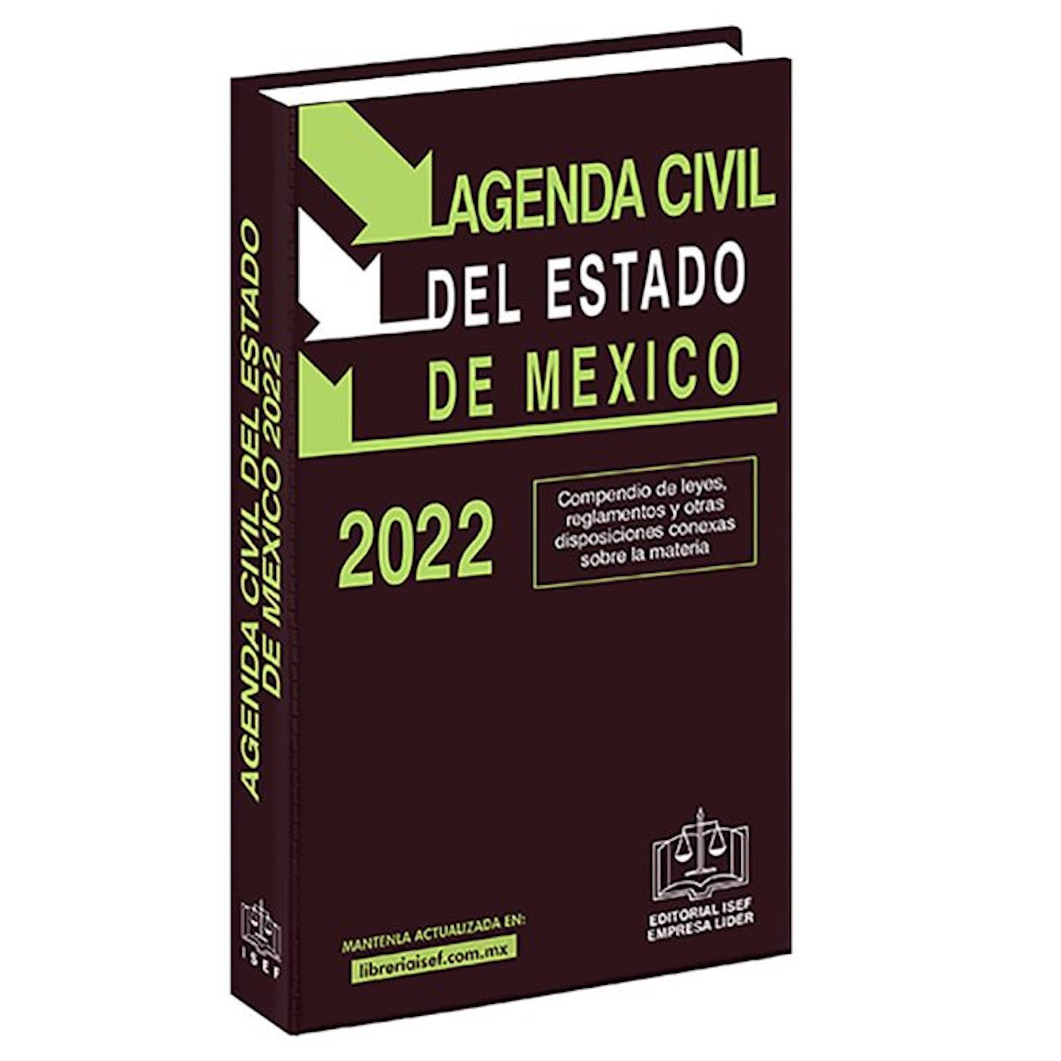Foto 2 pulgar | Agenda Civil del Estado De México 2022 Cadabra & Books