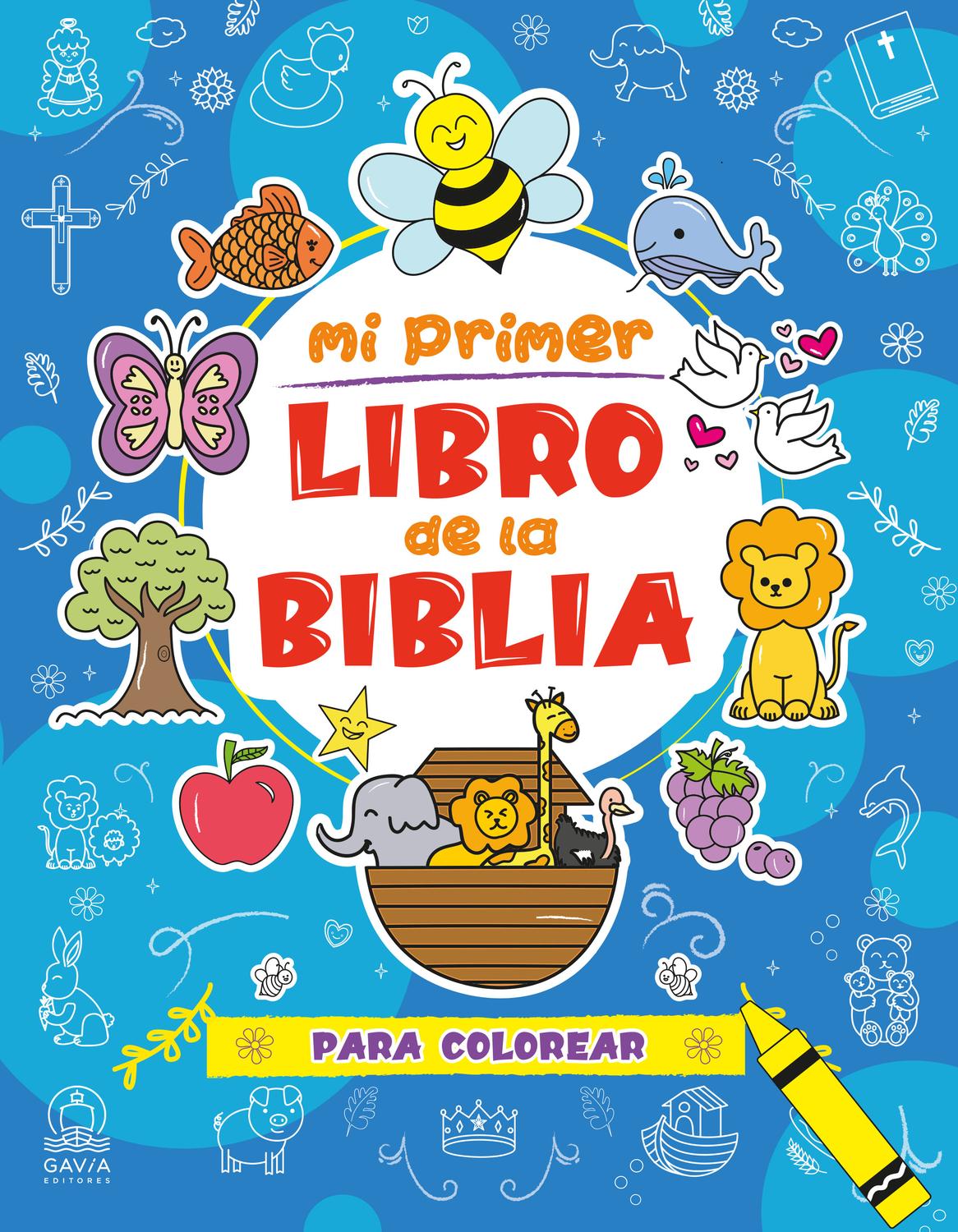 Libro " Mi Primer Libro De La Biblia. Libro Para Colorear"