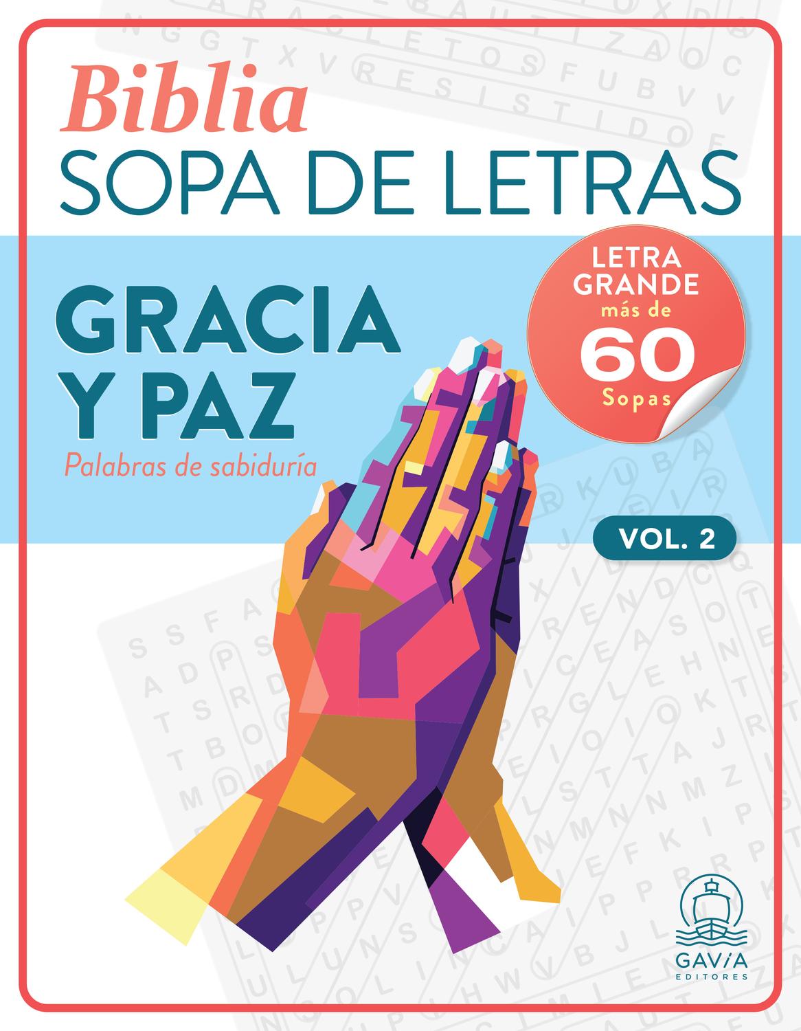 Foto 2 pulgar | Libro " Biblia. Gracia Y Paz. Palabras De Sabiduría. Vol. 2 Sopa De Letras"