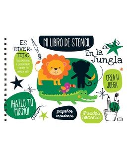 Foto 1 | Libro ''en La Jungla, Mi Libro De Stencil''