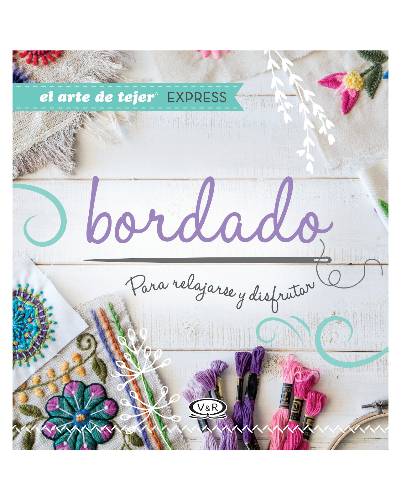 Libro ''bordado, Para Relajarse Y Disfrutar''