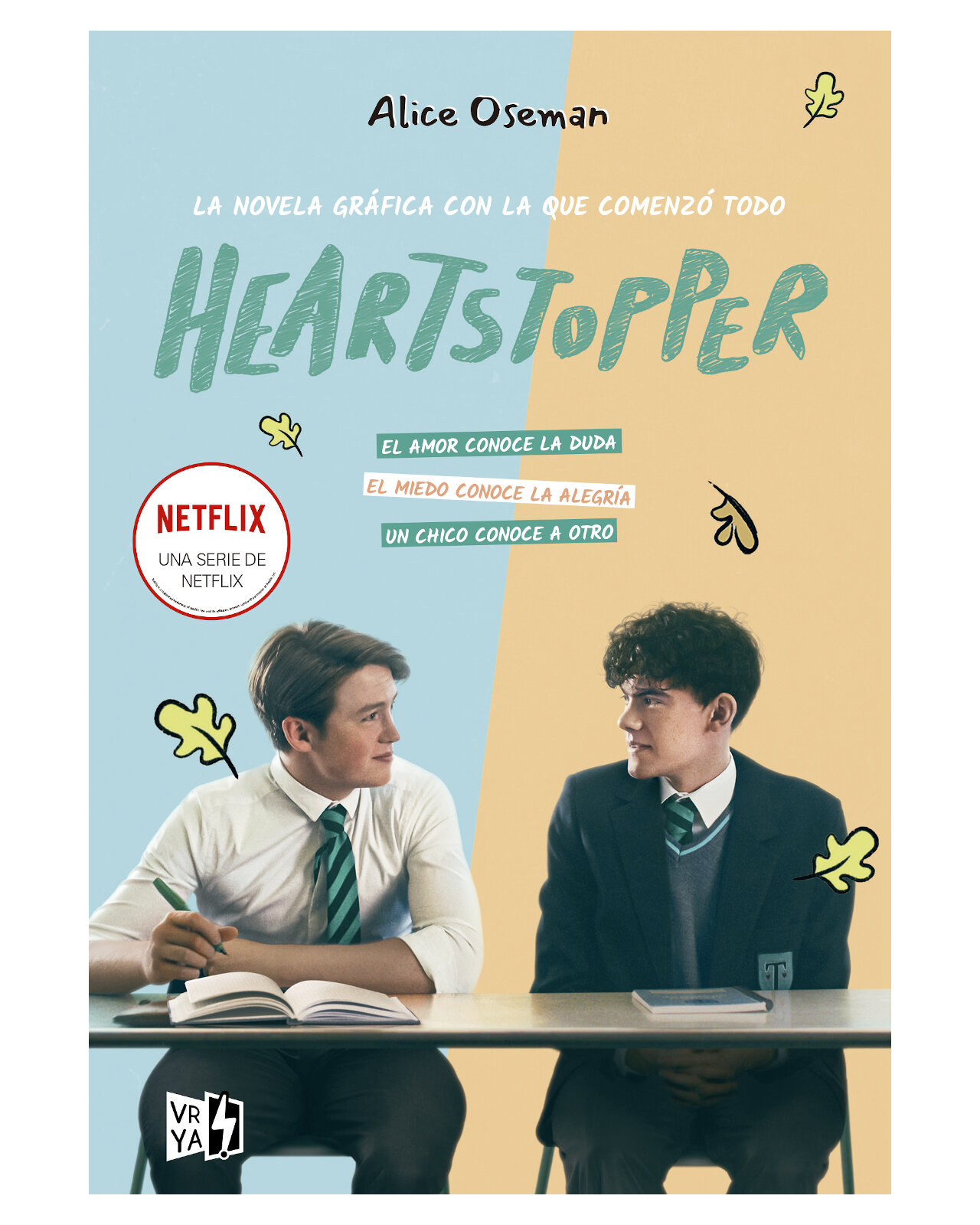 Libro ''heartstopper Portada Netflix''