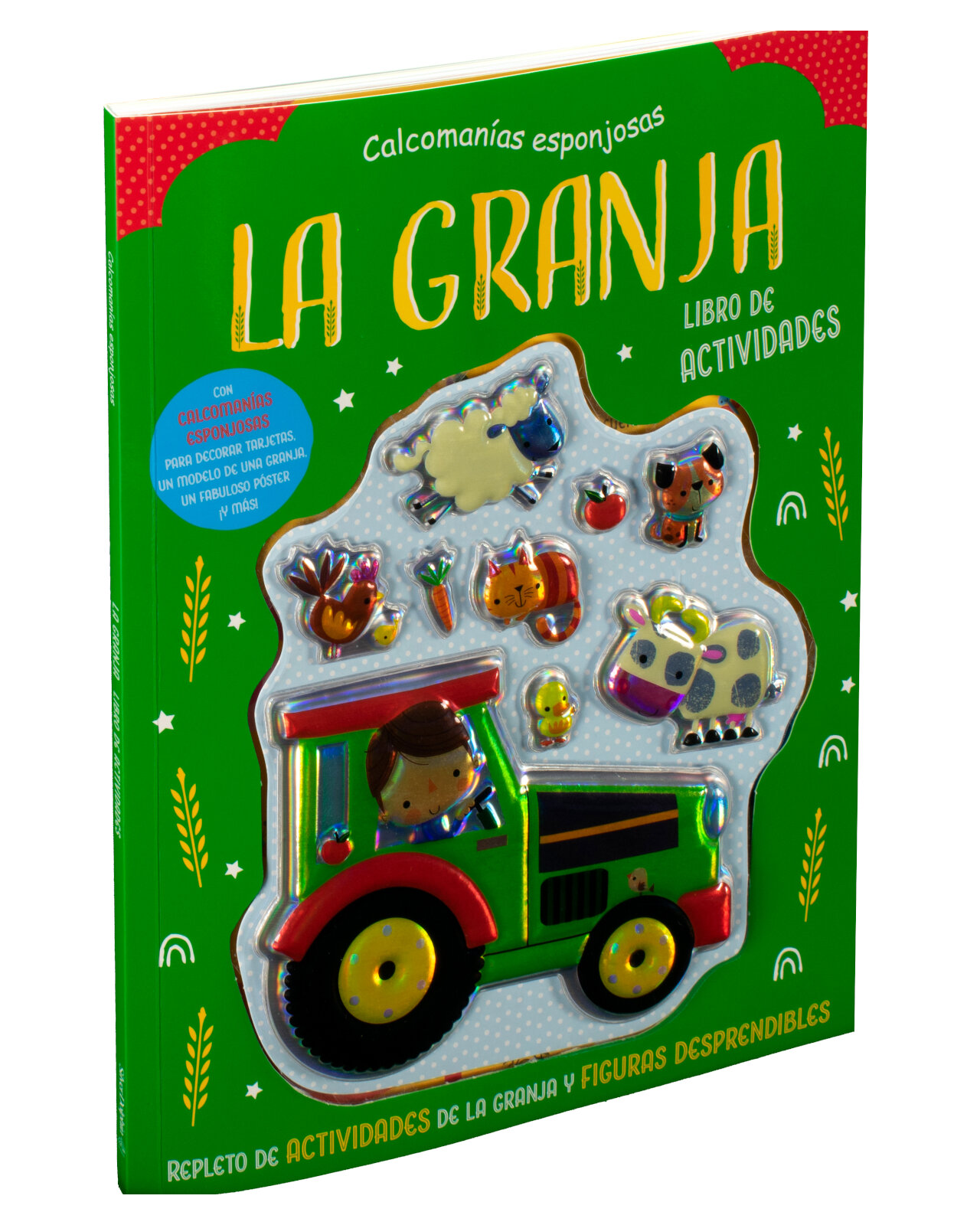 Foto 2 pulgar | Libro ''calcomanias Esponjosas: La Granja''