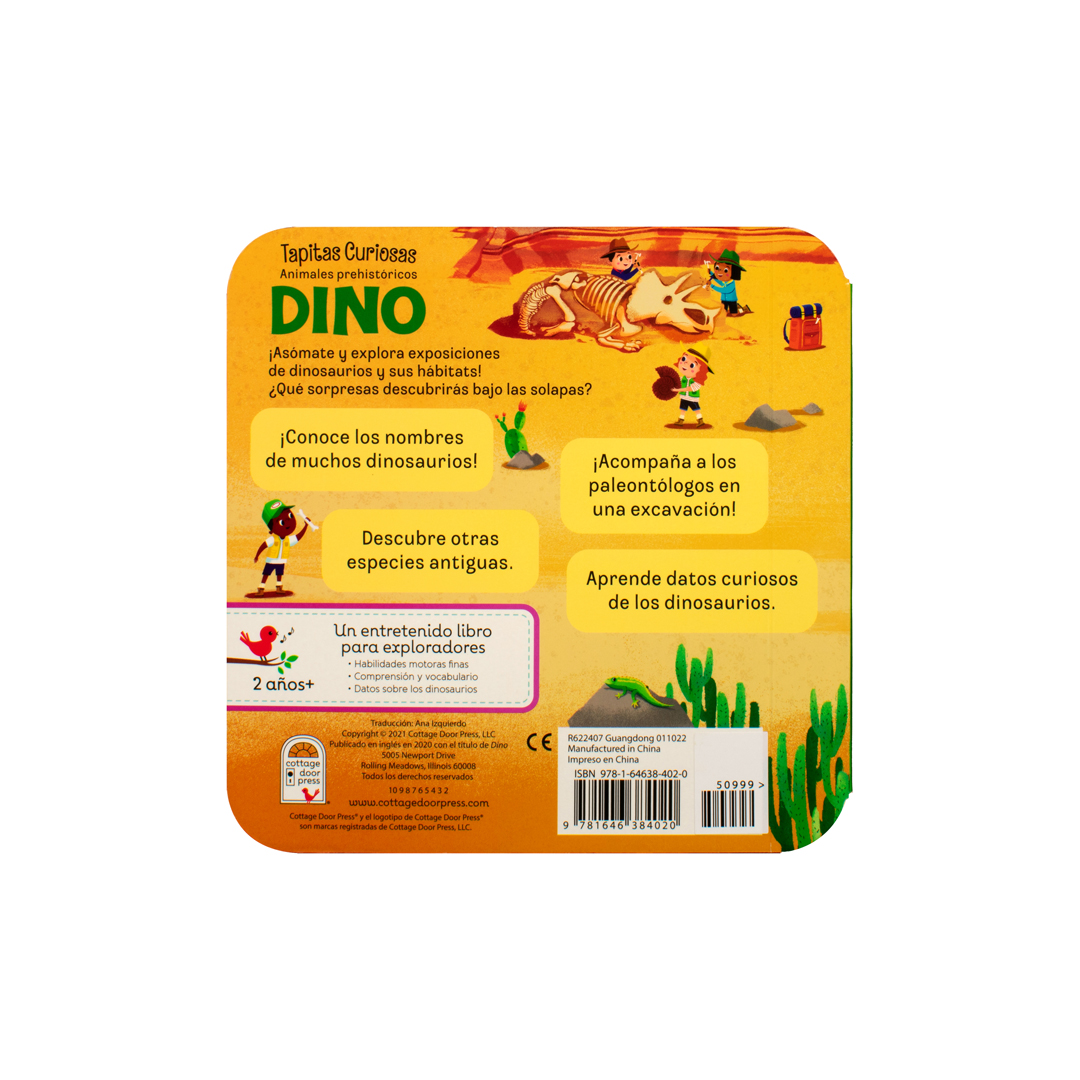 Foto 4 | Libro ''tapitas Curiosas: Animales Prehistoricos Dino''