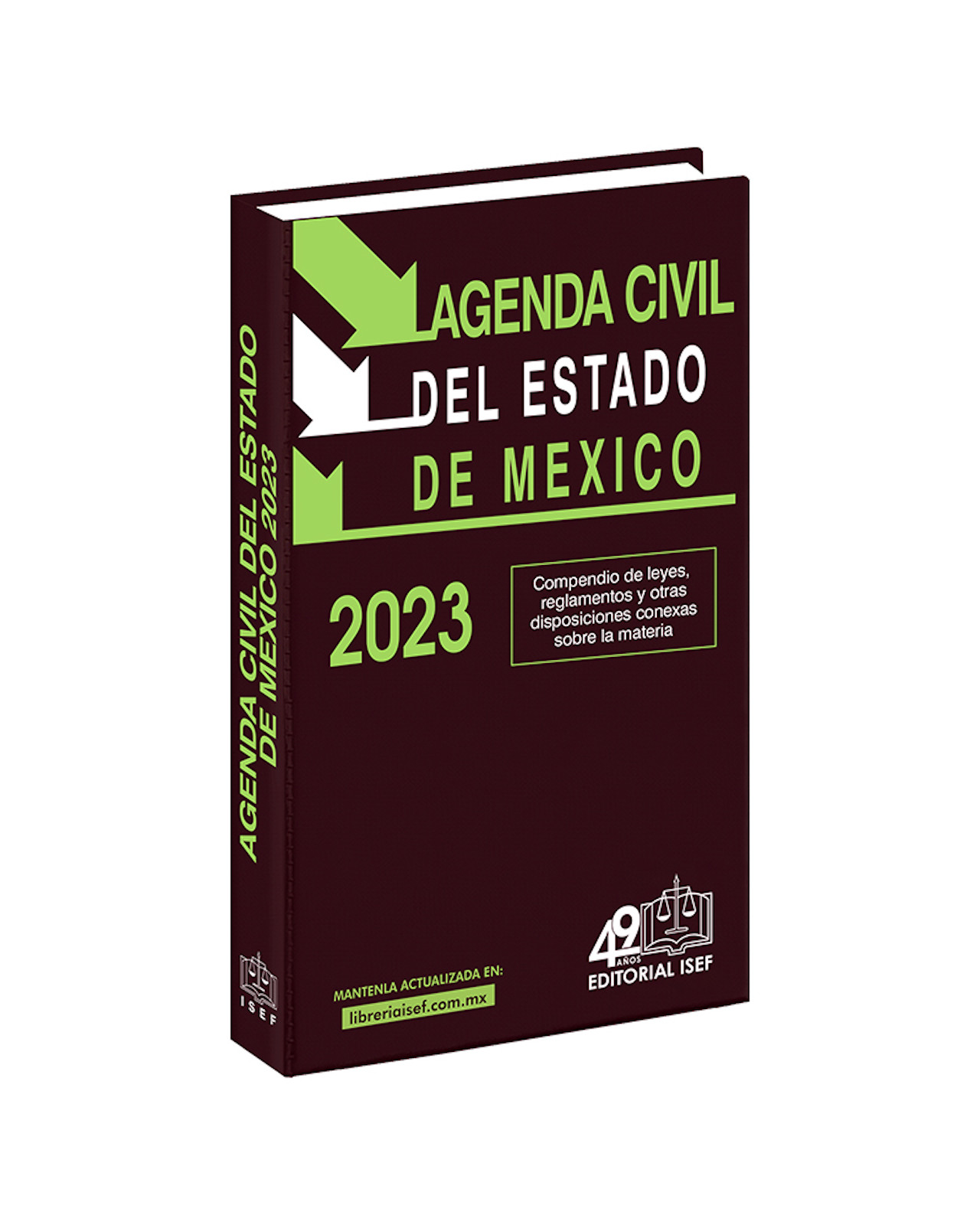 Libro ''agenda Civil Del Estado De México 2023''