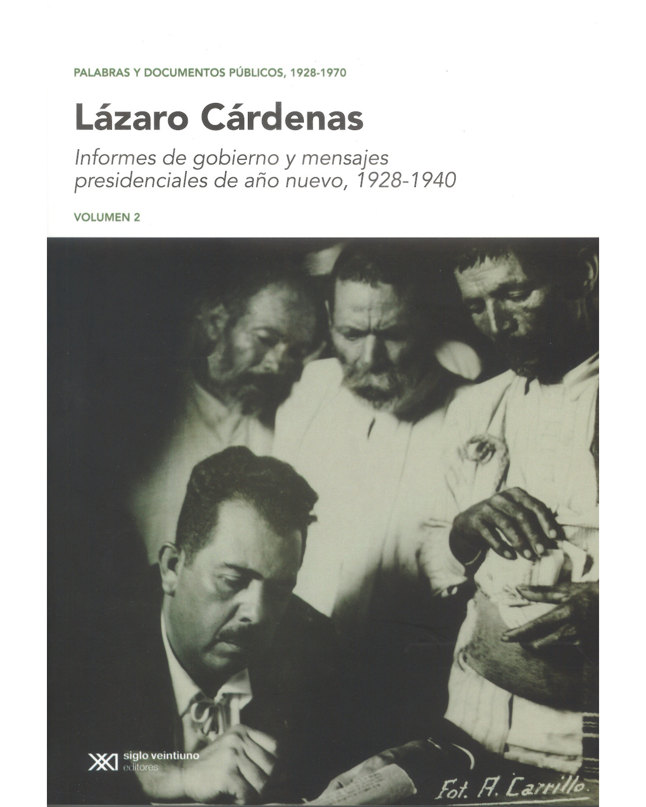 Foto 1 | Libro ''palabras Y Documentos Públicos De Lázaro Cárdenas, Vol. 2''