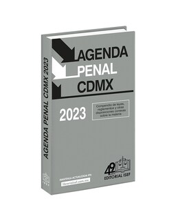 Foto 1 | Libro ''agenda Penal De La Cdmx 2023''