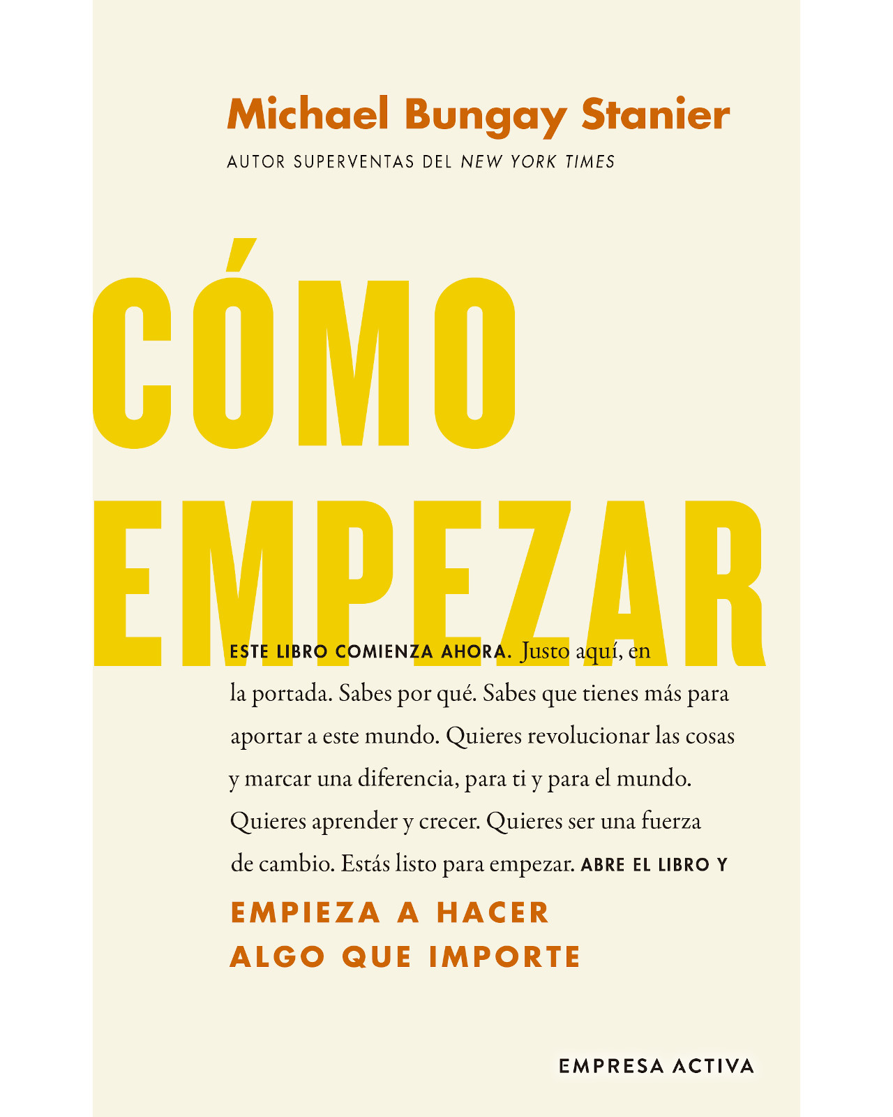 Libro ''como Empezar''