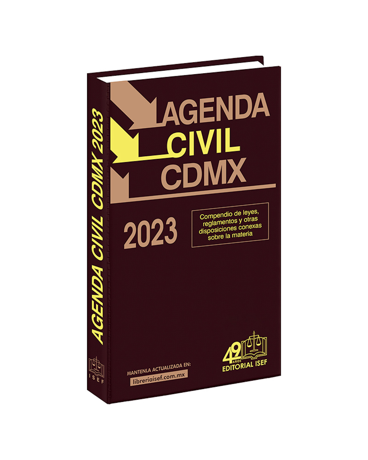Foto 2 pulgar | Libro ''agenda Civil De La Ciudad De México 2023''