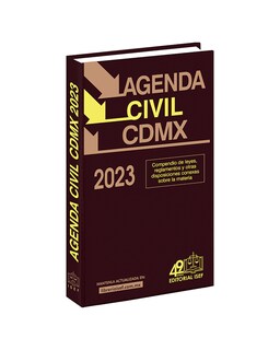 Foto 1 | Libro ''agenda Civil De La Ciudad De México 2023''