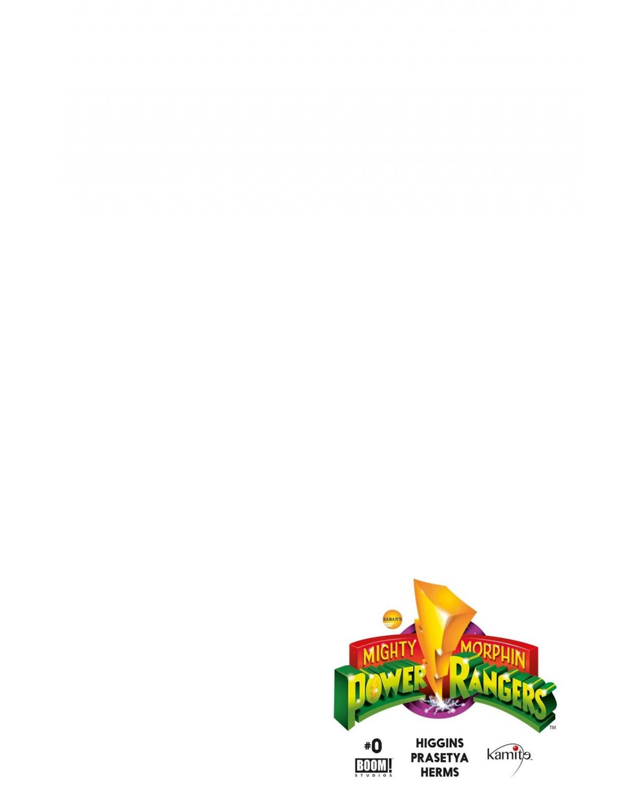 Foto 2 pulgar | Libro ''mighty Morphin Power Rangers 0 Blank Cover''