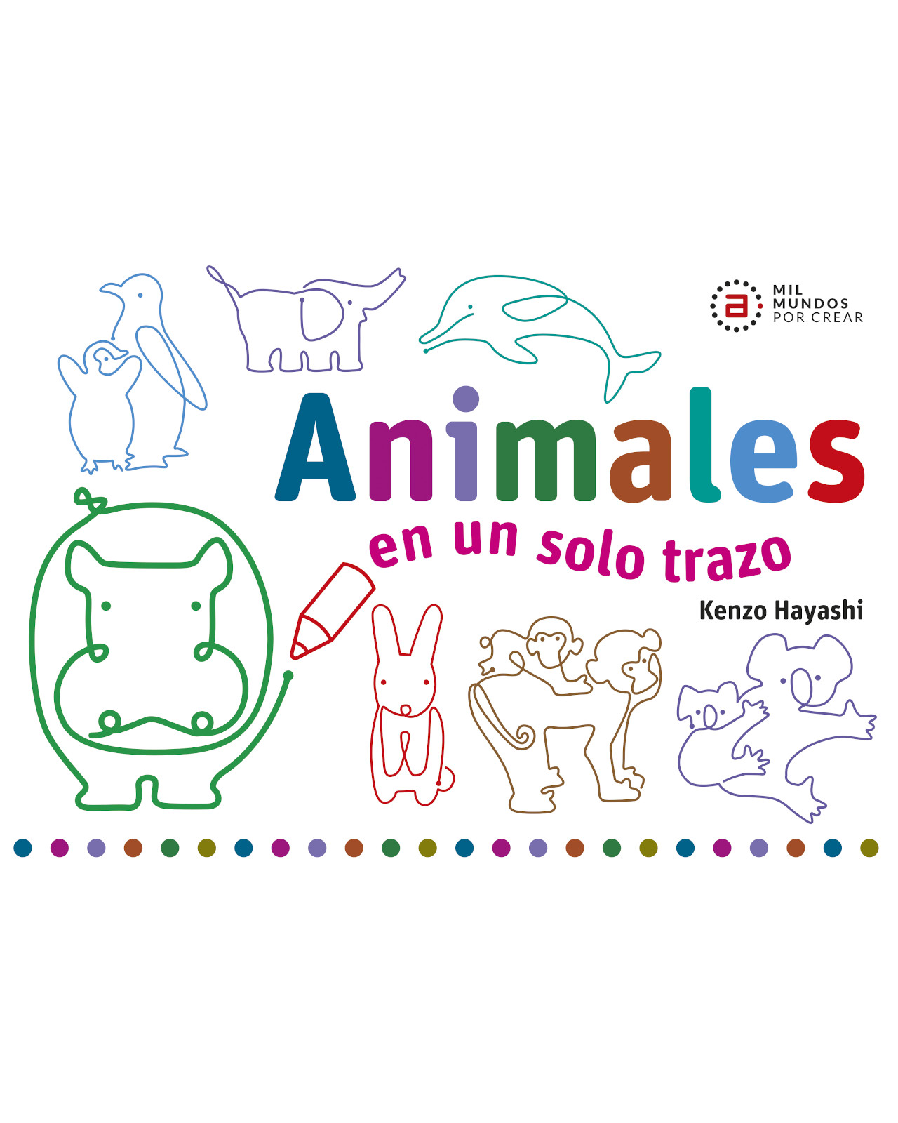 Foto 2 pulgar | Libro ''animales En Un Solo Trazo''