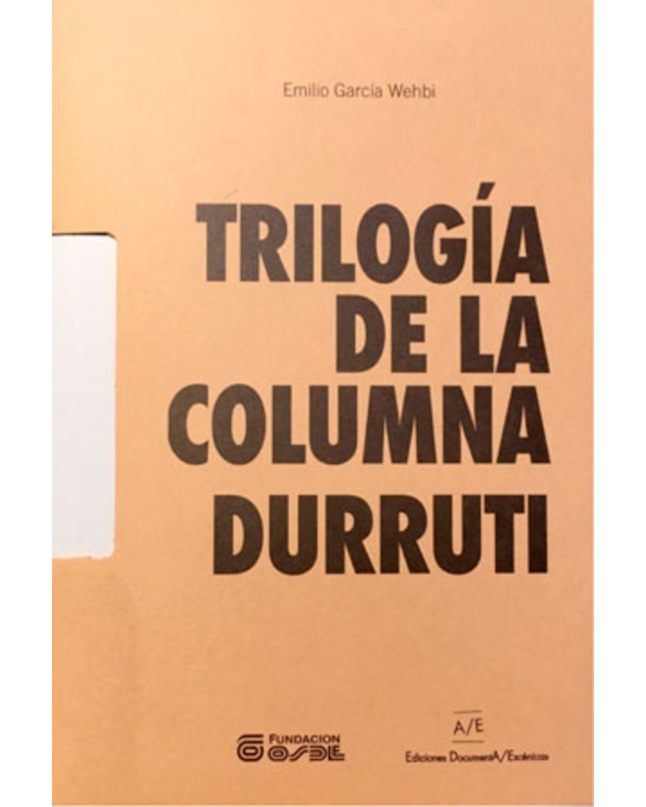 Foto 1 | Libro ''trilogía De La Columna Durruti''