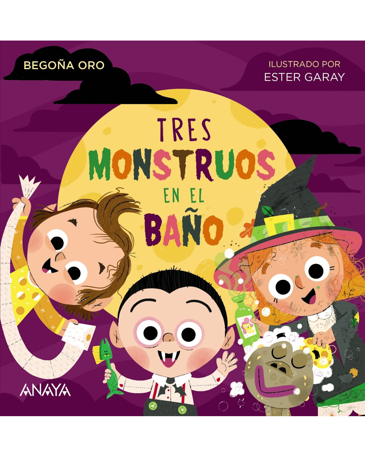 Libro ''tres Monstruos En El Baño''