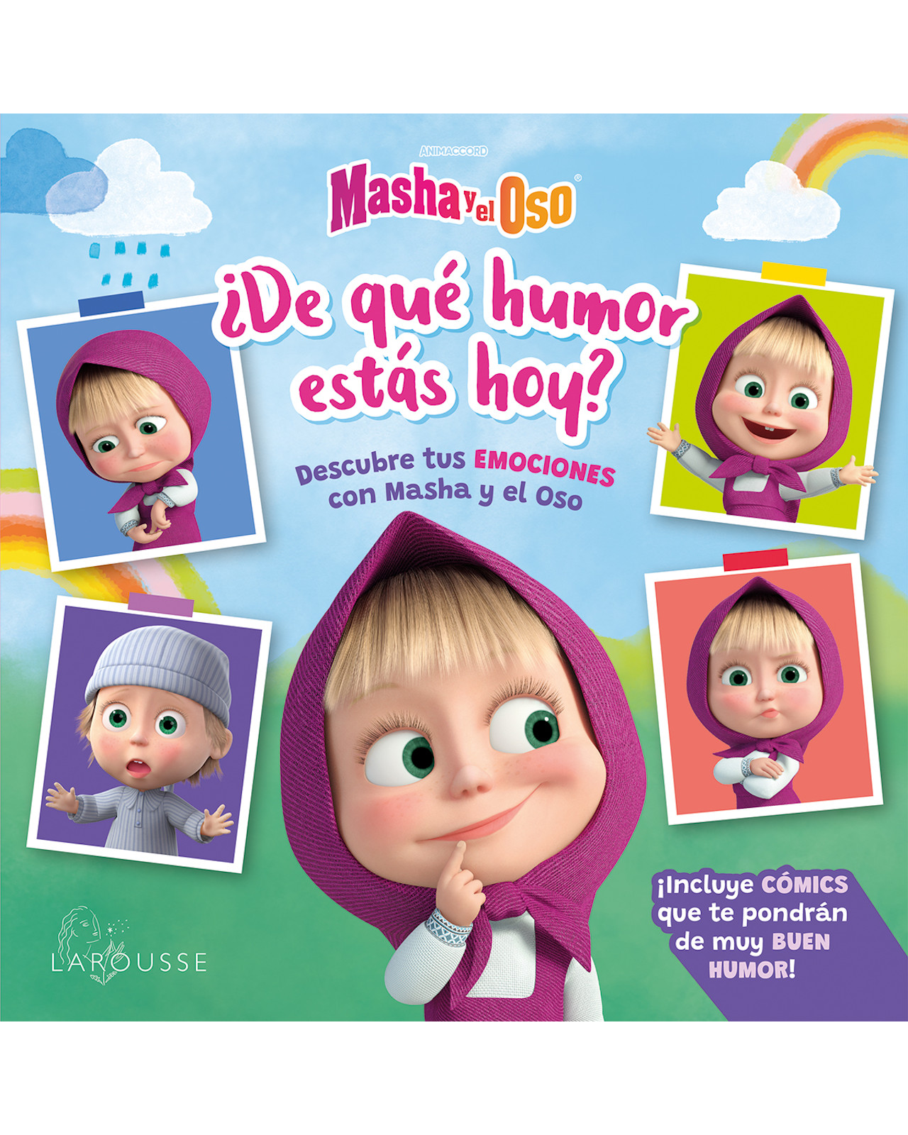 Foto 2 pulgar | Libro ''las Emociones De Masha Y El Oso, ¿de Qué Humor Estás Hoy?''