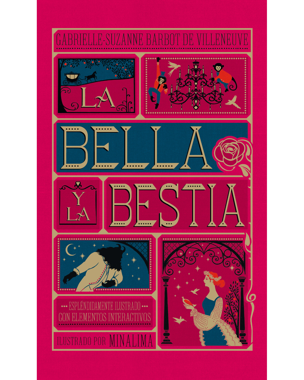 Foto 2 pulgar | Libro ''la Bella Y La Bestia (ilustrado Con Elementos Interactivos En 3-d)''